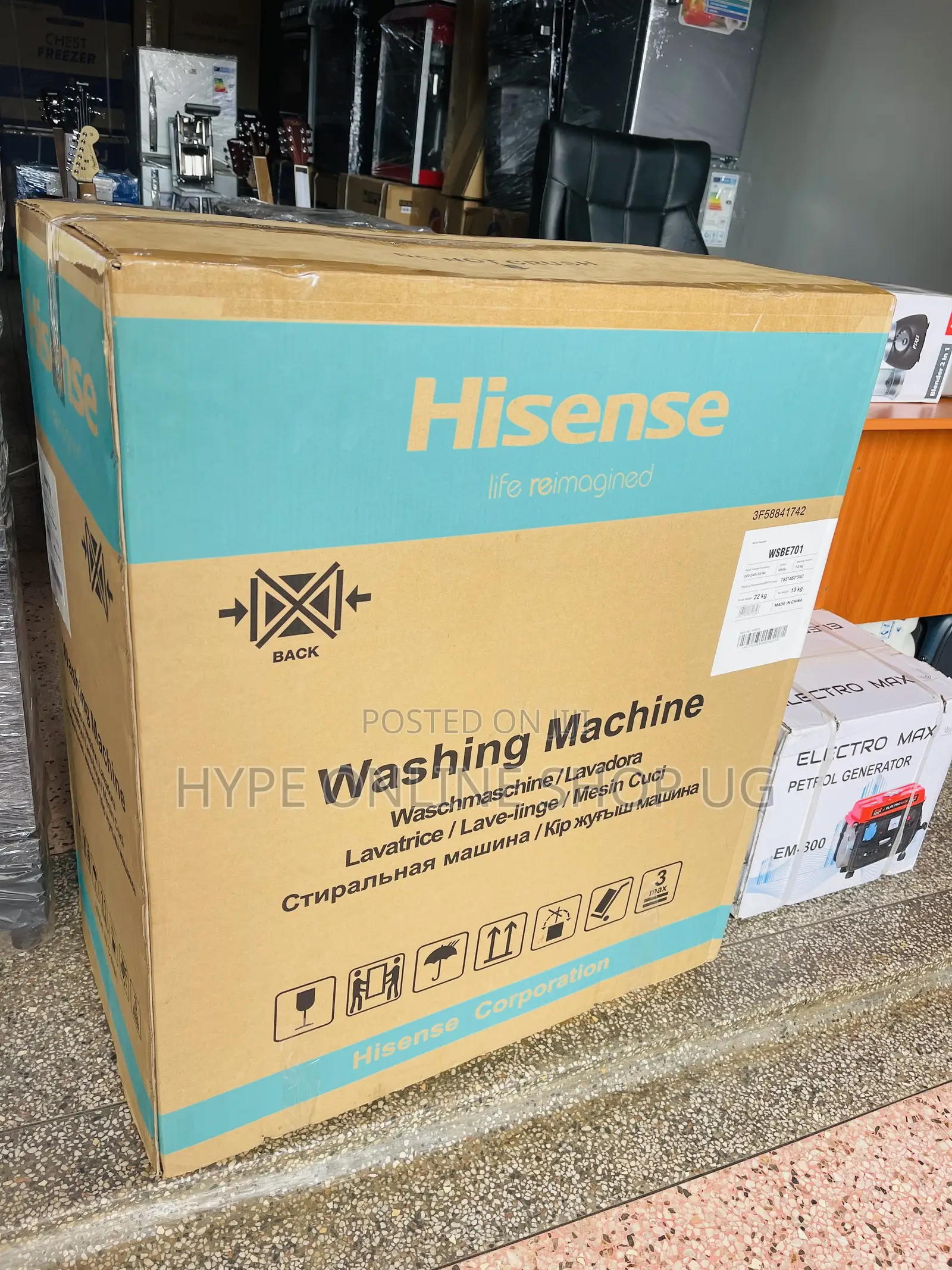 Brandnew Boxpack 7kgs Hisense Twinturb Washing Machine