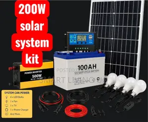 200W Solar Power Kit – Save on Electricity Bills