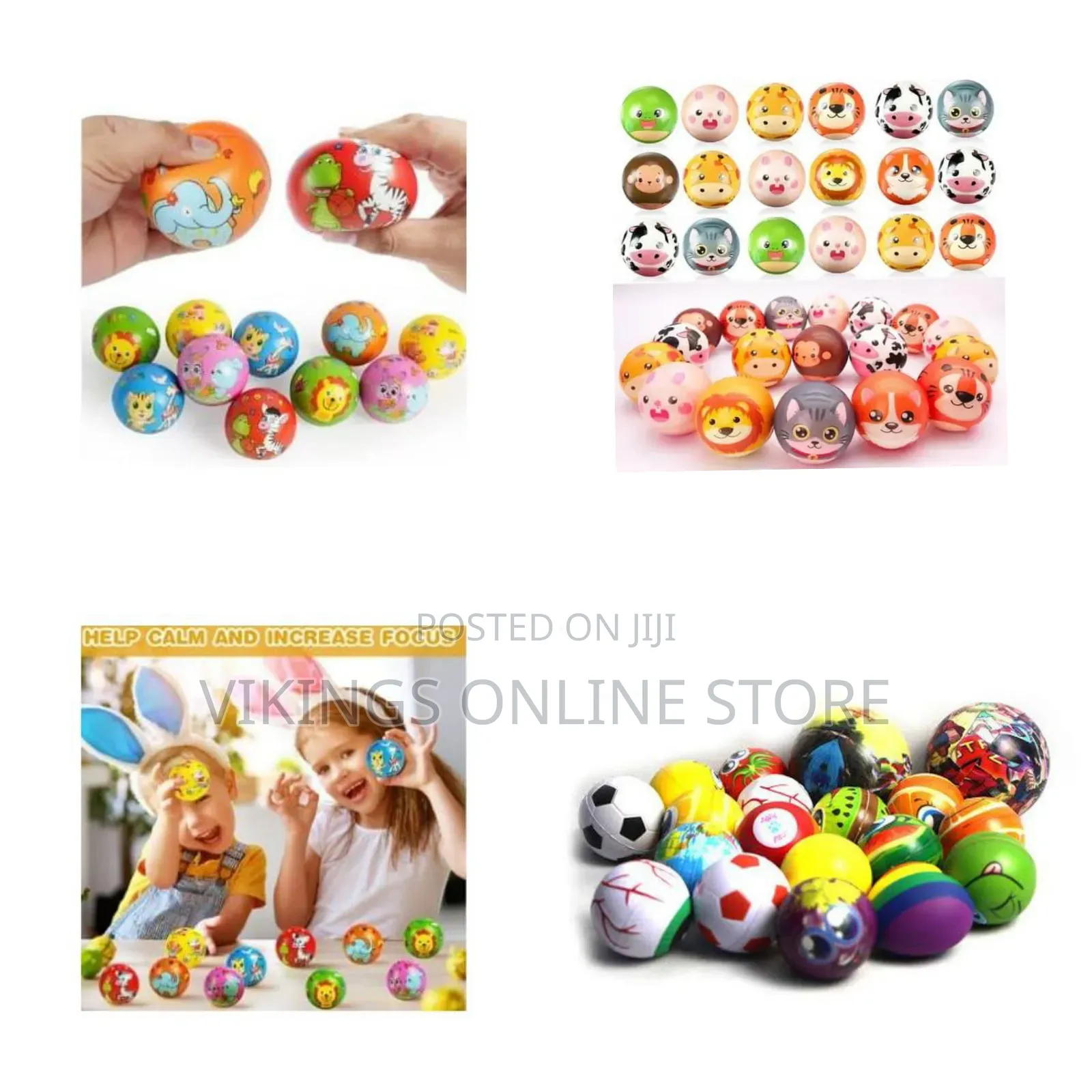 12 PCS Sponge Foam Stress Balls Bulk Squeeze Foam Hand Exercise Balls