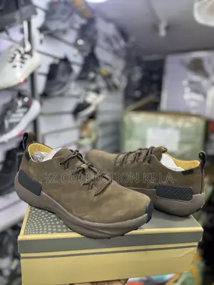 Original Ecco Coffee Heritage Brown Suede Casual Sneakers