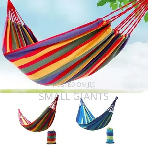 Striped Canvas Hammock