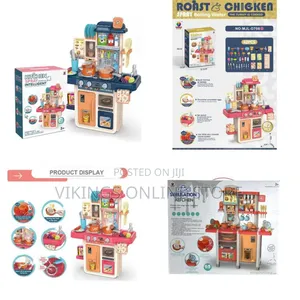 84CM Jack Royal Spray Intelligent Kitchen Set for Kids With Realistic