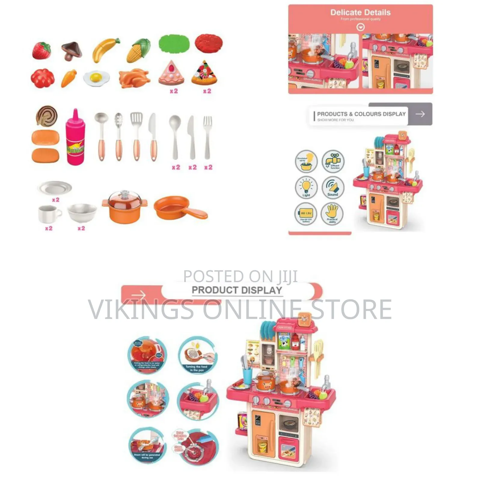 63CM Jack Royal Spray Intelligent Kitchen Set for Kids