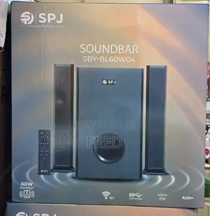 SPJ SBY-BL60W04 2.1 Channel Multimedia Soundbar System With 60W