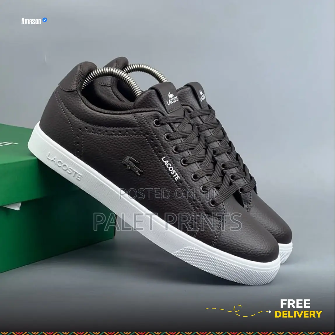 Lacoste Noiredge Black White Sneakers