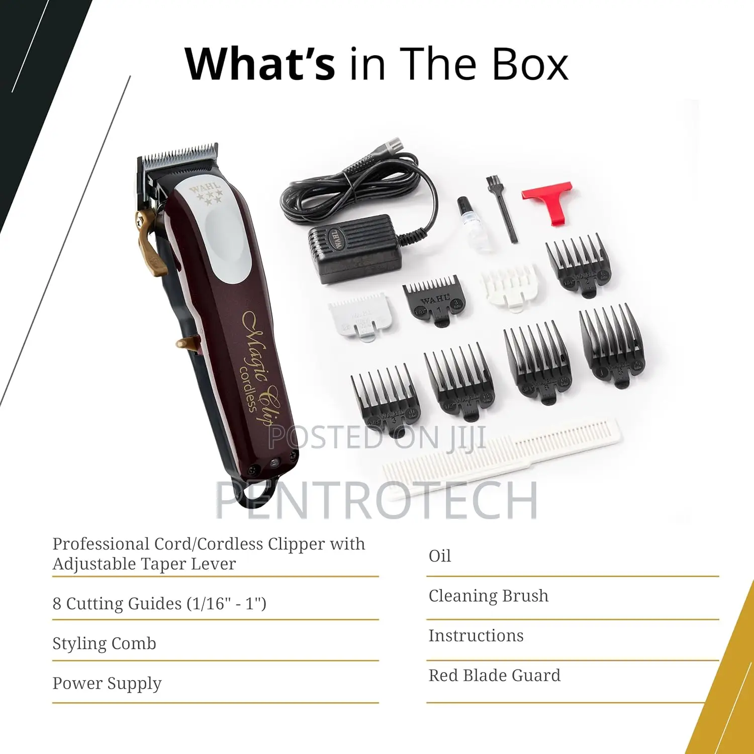 Wahl Professional Cordless Magic Clip Cord Cordless Clipper