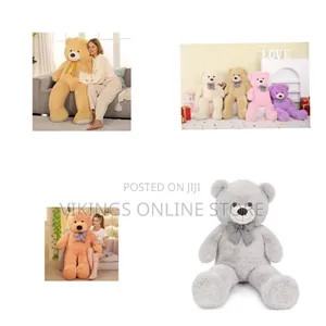 70 Inch/ 180CM Big Fluffy Giant Teddy Bear Toy Stuffed Animal Plush