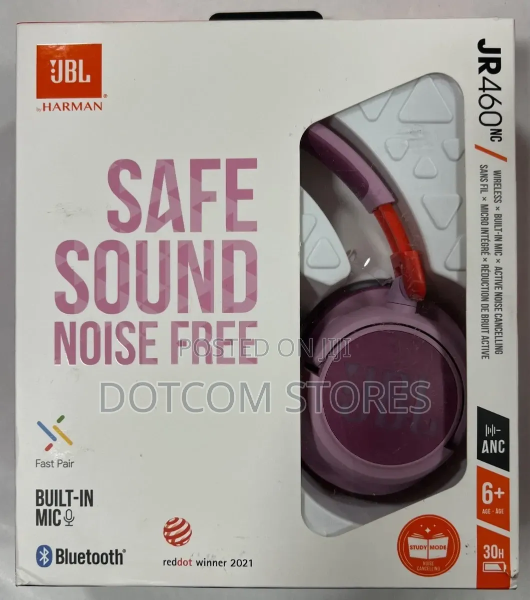 JBL JR460NC Wireless, Noise-Canceling Headphone