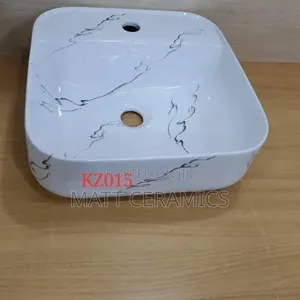 Black and White Worktop Basin