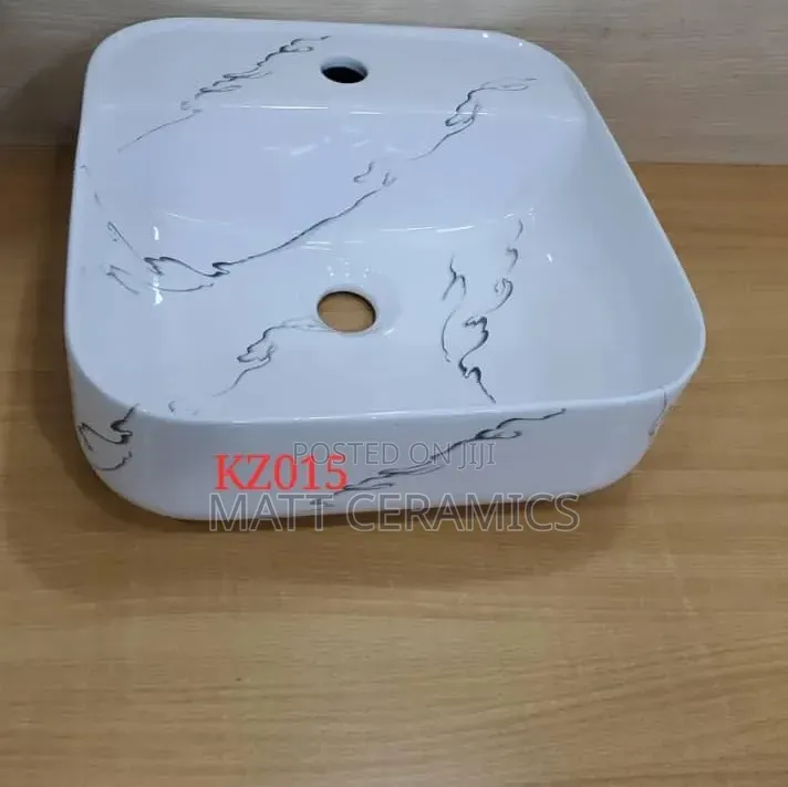 Black and White Worktop Basin
