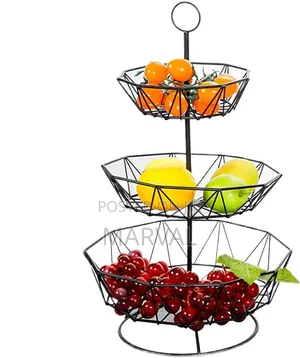 Kitchen 3-Tier Geometric Fruit Organizer