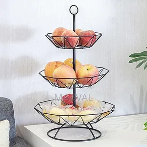 Kitchen 3-Tier Geometric Fruit Organizer