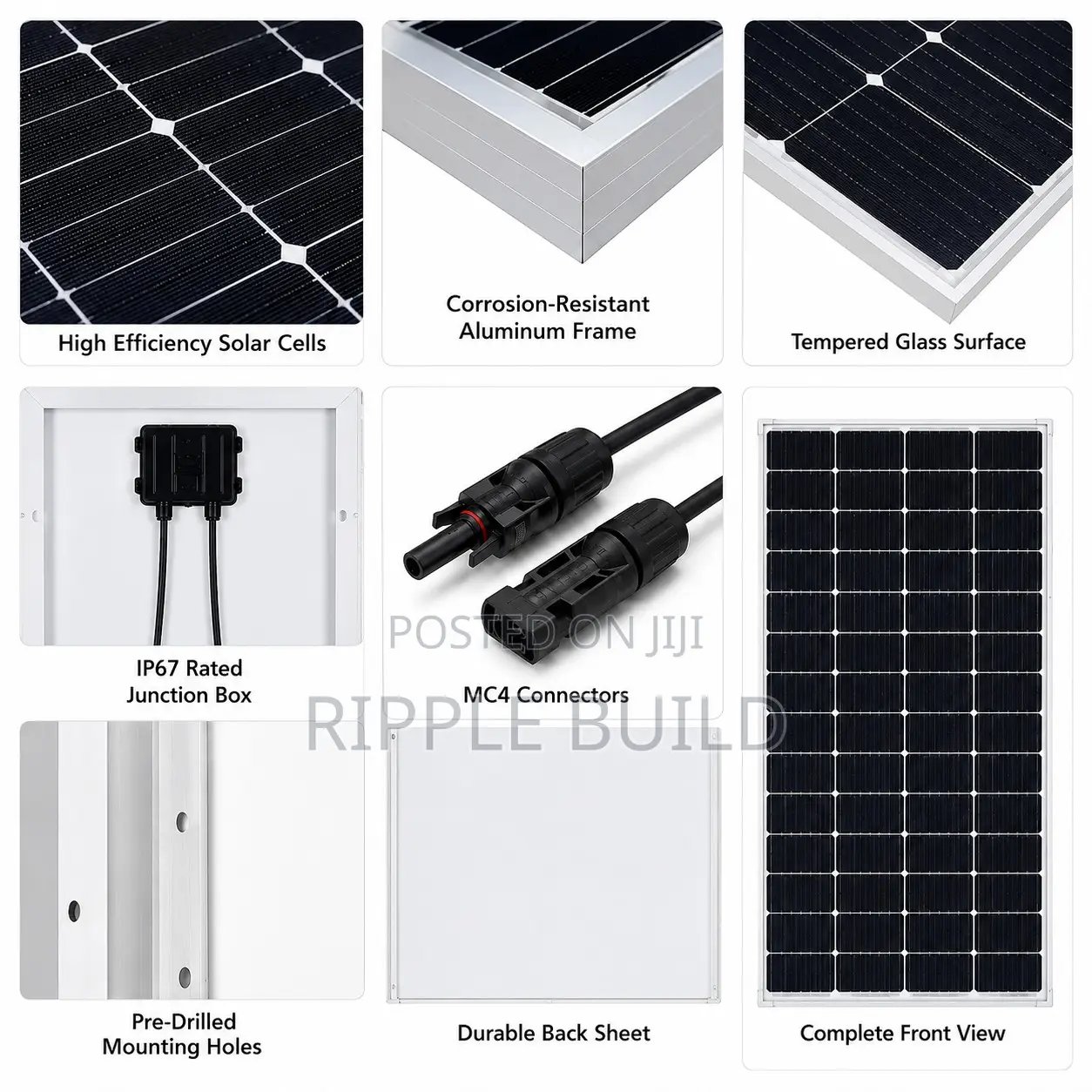 200W Monocrystalline Solar Panel – High Efficiency PV Module