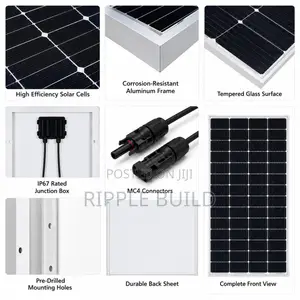 200W Monocrystalline Solar Panel – High Efficiency PV Module