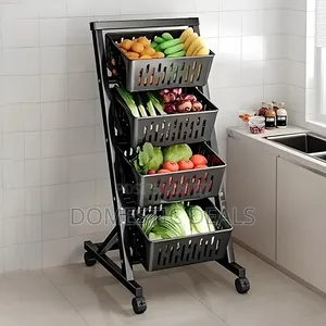 Rotating Storage Rack, Vegetable Cart