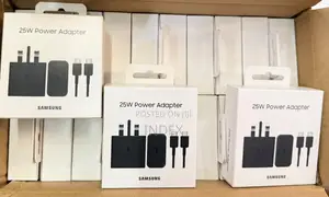 Original Samsung 25W Super Fast Charger With Type C to C Cable at 5