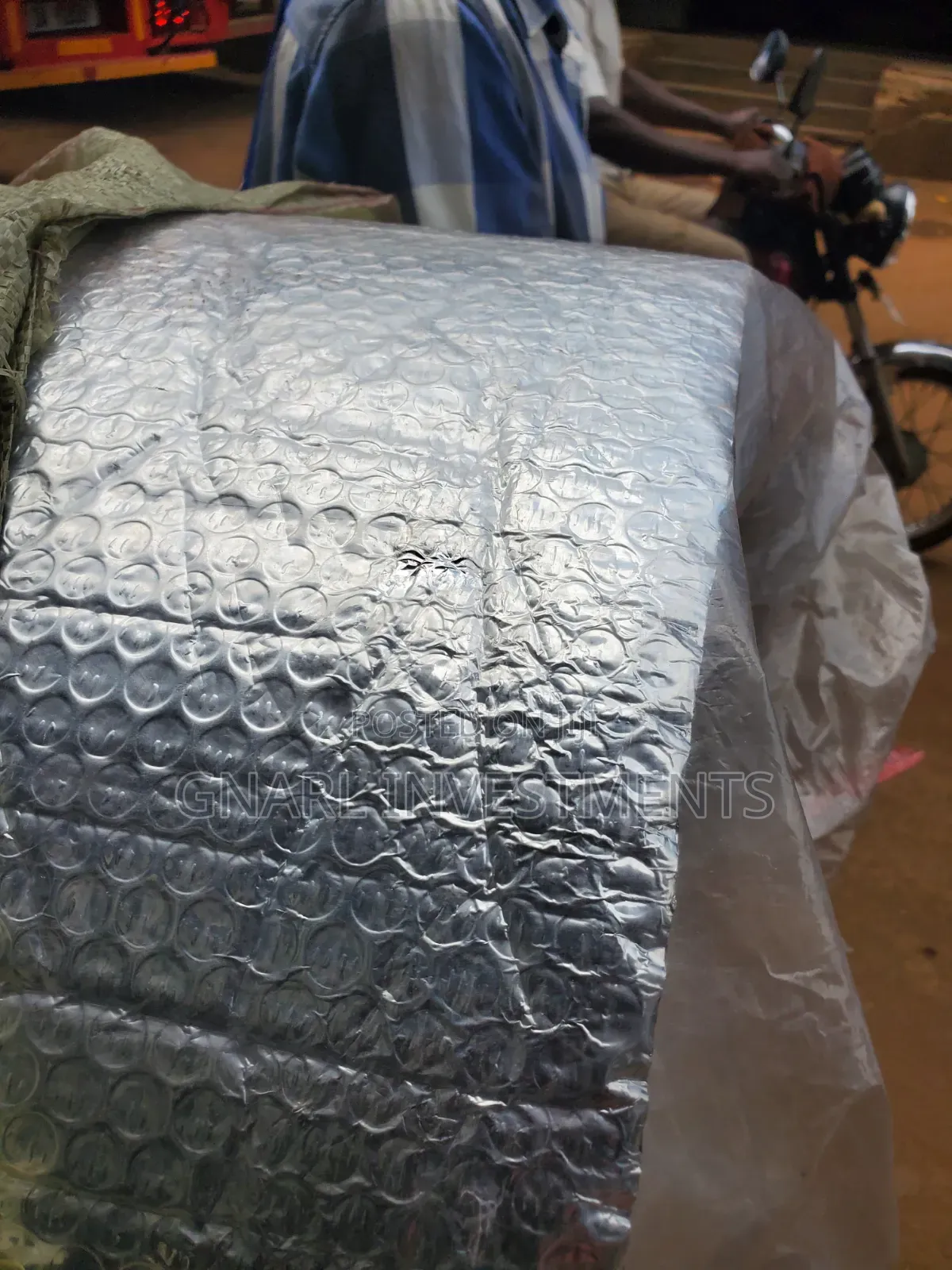 1.2mx40m 6mm Bubble Wrap /Aluminium Foil Insulation Sheets/ Polynum