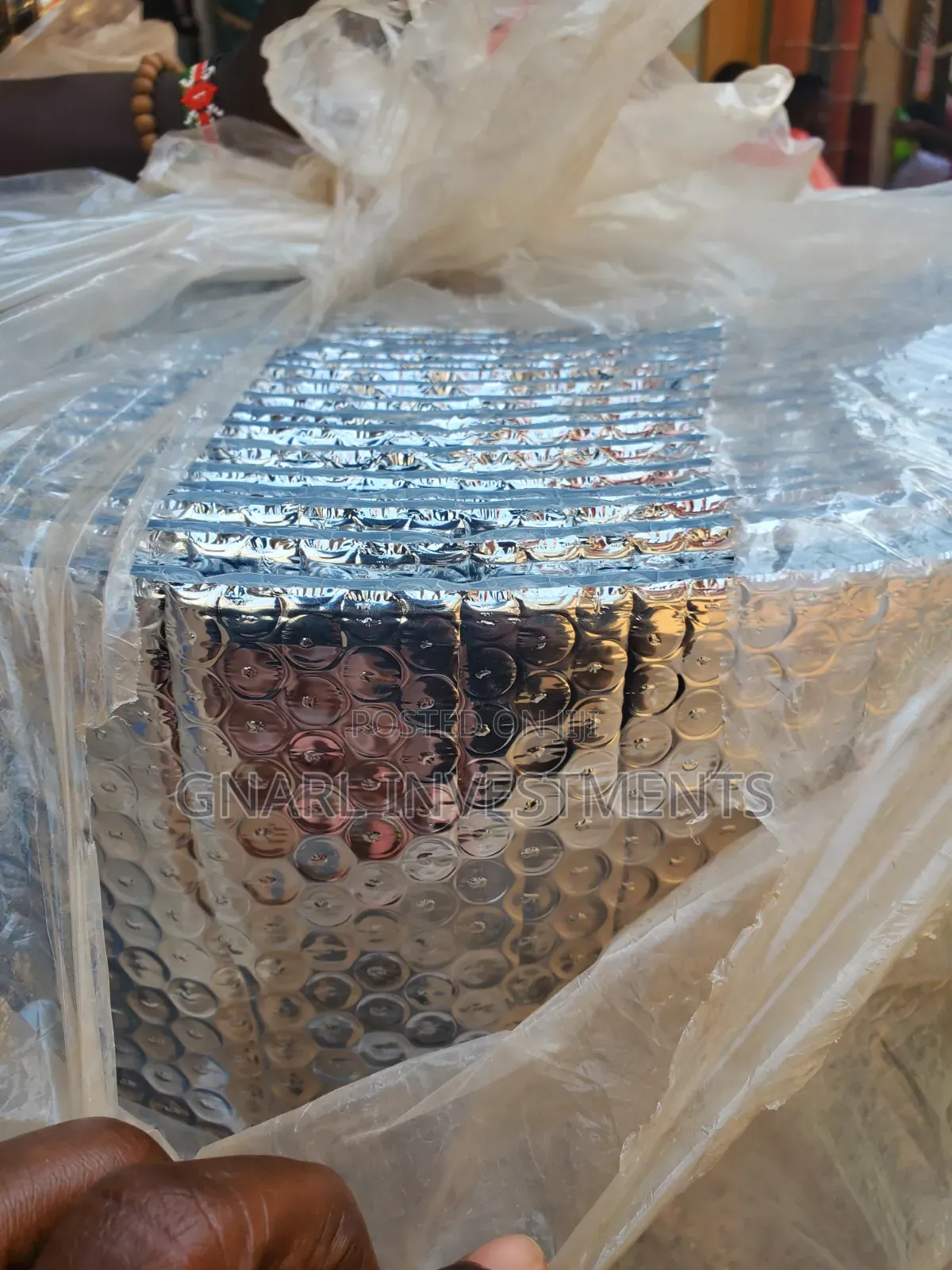 1.2mx40m 6mm Bubble Wrap /Aluminium Foil Insulation Sheets/ Polynum