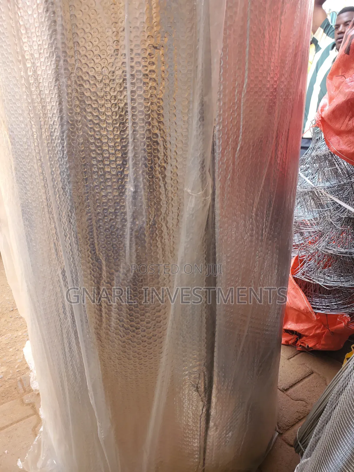 1.2mx40m 6mm Bubble Wrap /Aluminium Foil Insulation Sheets/ Polynum