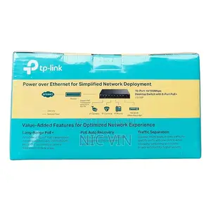 TP-Link 10-Port Desktop Switch With 8-Port PoE+