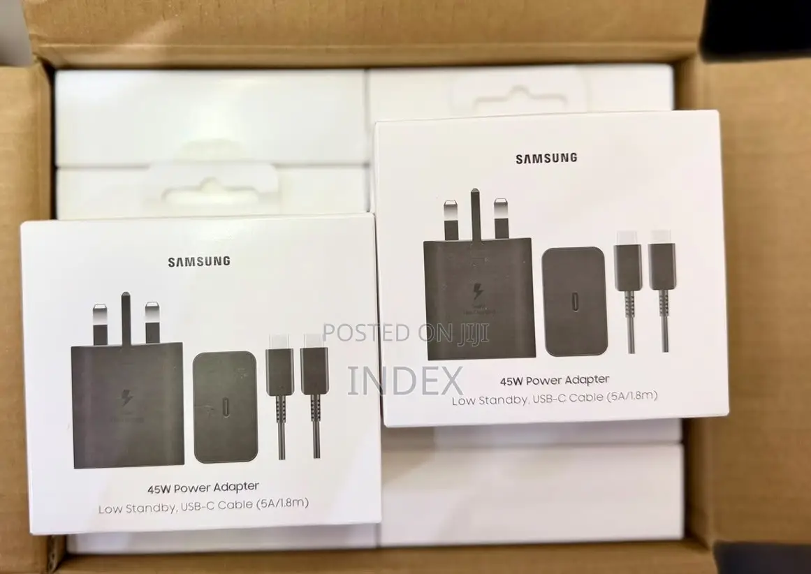 Samsung 45W USB-C Super Fast Charging Wall Charger With USB C Cable