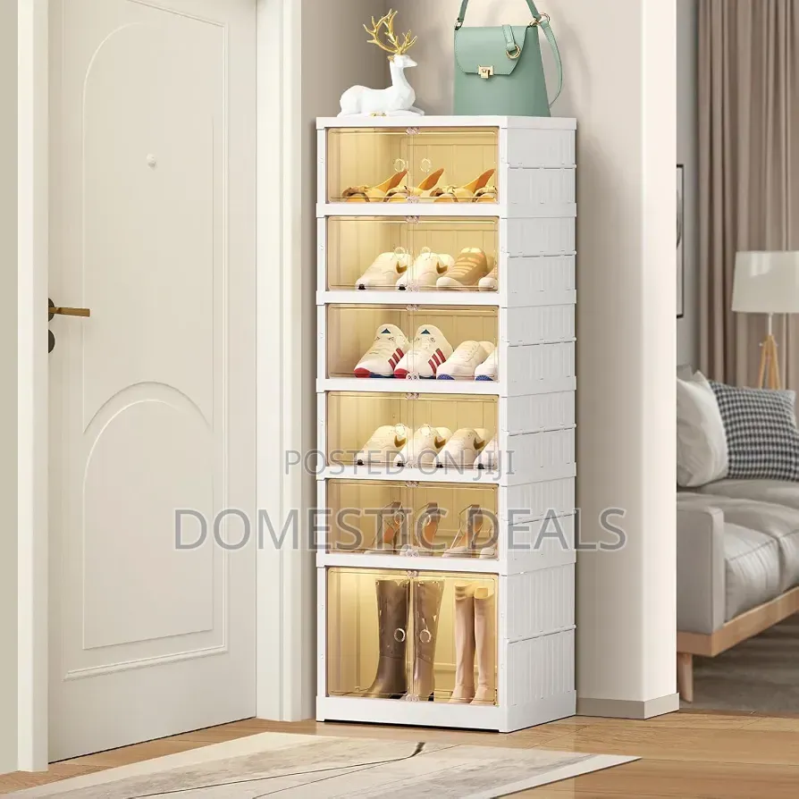 6-Tier Foldable Shoe Rack Organizer
