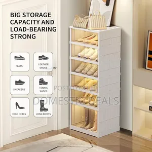 6-Tier Foldable Shoe Rack Organizer
