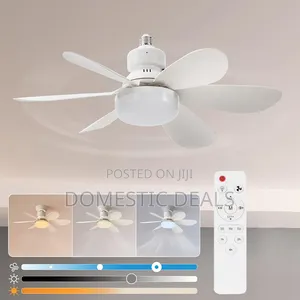 Ceiling Fans With Lights, E27 40W 20.5inch Small Ceiling Fan