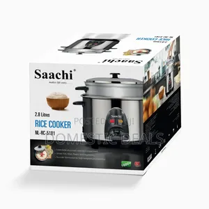Saachi 2.8-Litres Rice Cooker NL-RC-5181-BK
