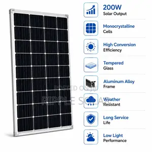 200W Solar Panel High Efficiency PV Module for Home Farm