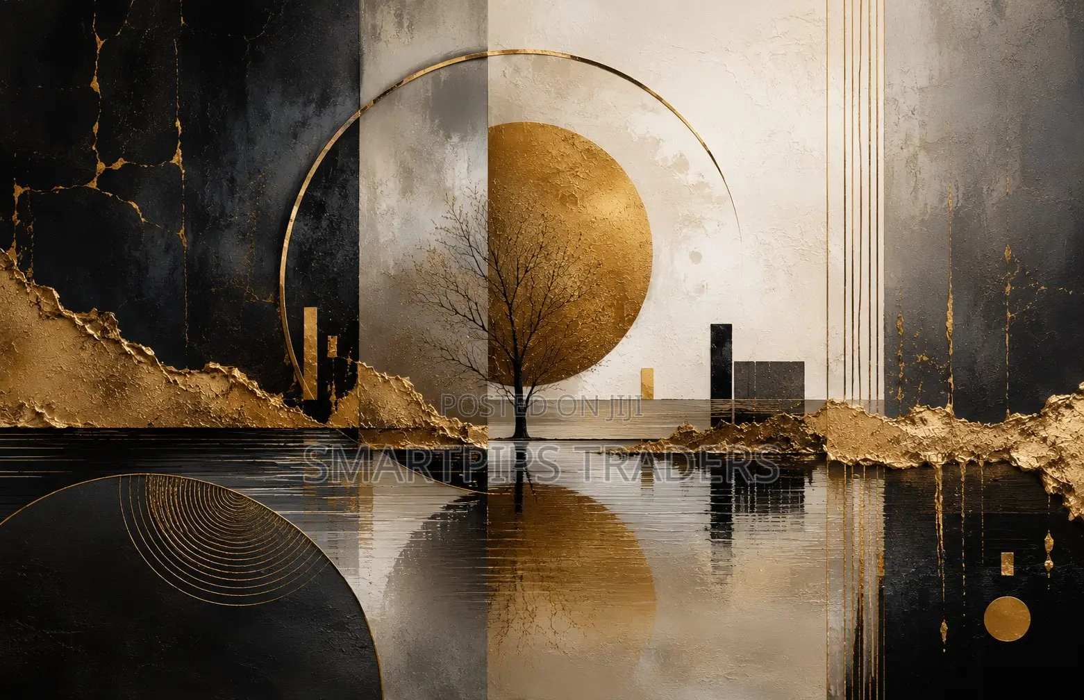Golden Eclipse Reflection