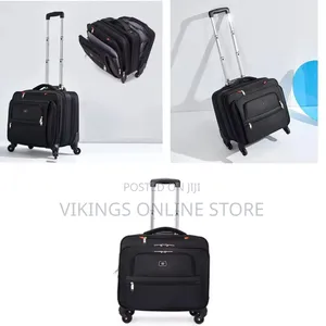 Soft Sided Laptop Roller Case, Business Trolley Briefcase Suitcase
