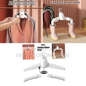 2 in 1 Electric Travel Portable Heated Dryer for Clothes - Mini Clothe