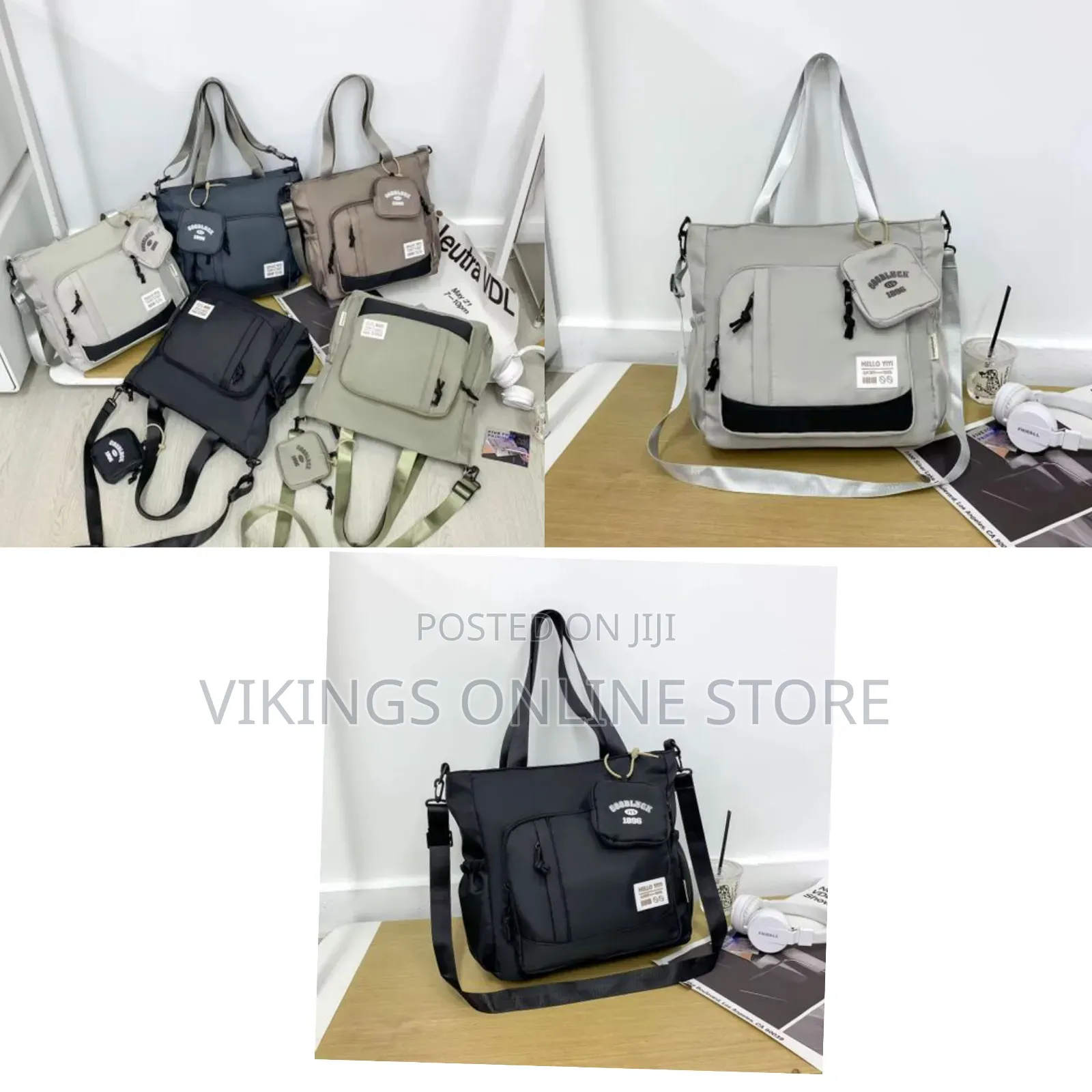 Women's Large Capacity Tote Bag With Multi-Pocket Organizer Attached