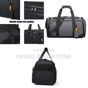 Men's Business Travel Bag Crossbody Sports Training Fitness Bag Dry