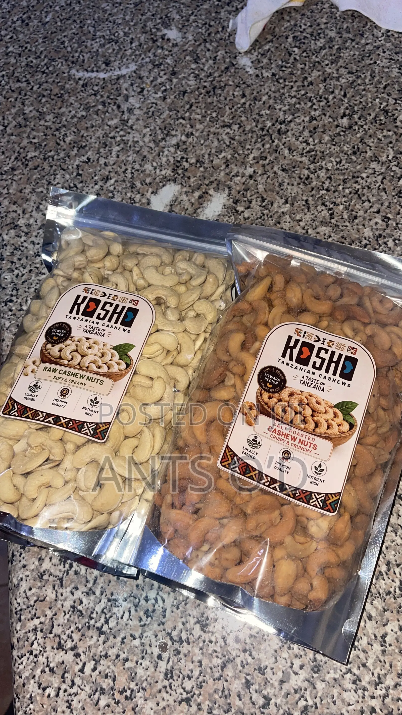 1kg Tanzanian Cashew Nuts (Premium)