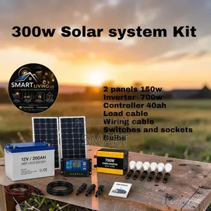 300W Smart Solar Kit – Perfect for Daily Backup Power CXD