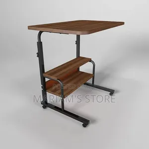 Portable Laptop Table ,Height and Convenient Rolling Wheels.