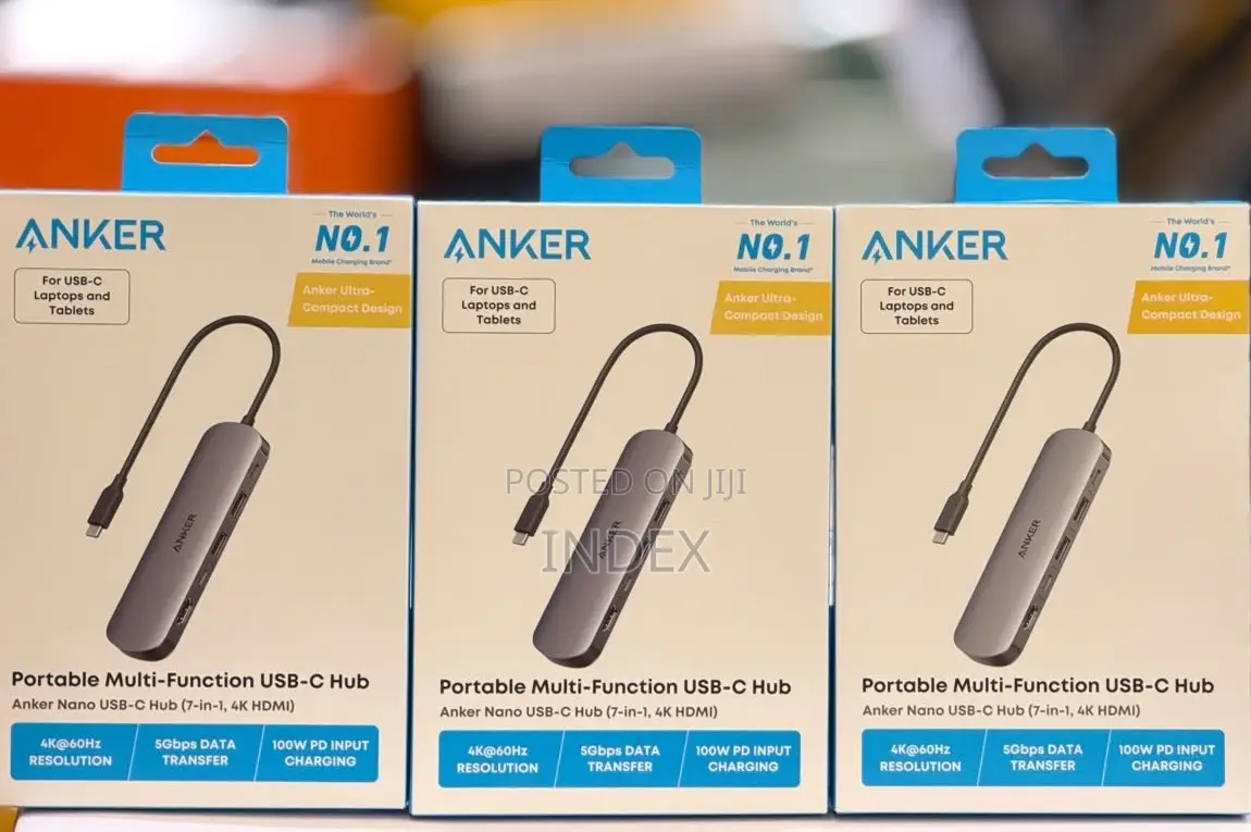 Anker Nano 7in1 USB C Hub Multi Port USB Adapter for Laptop/Mac