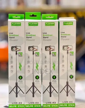 Plokama Live LED Broadcast Tripod Stand for Smartphones