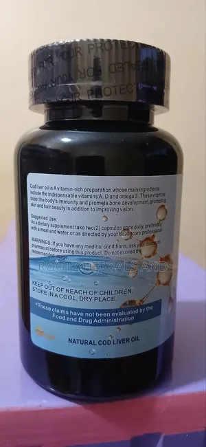 Omega 3 Cod Liver Oil 100 Capsules