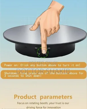 Motorized Rotating Display Stand