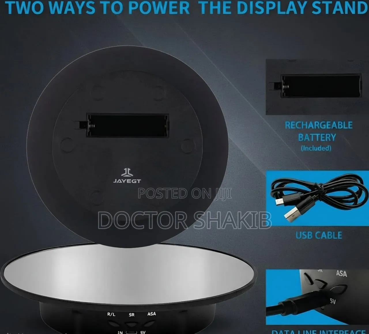 Motorized Rotating Display Stand