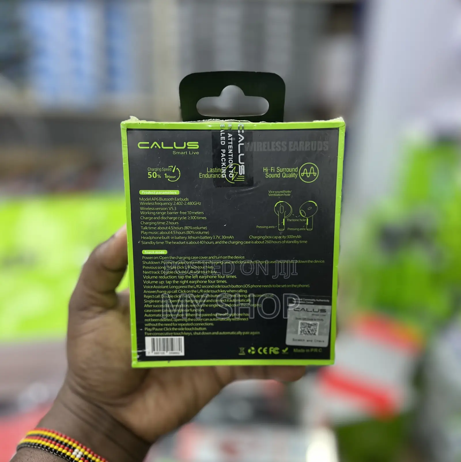 Calus Bluetooth Earphones – Fast Pairing With Charging Case