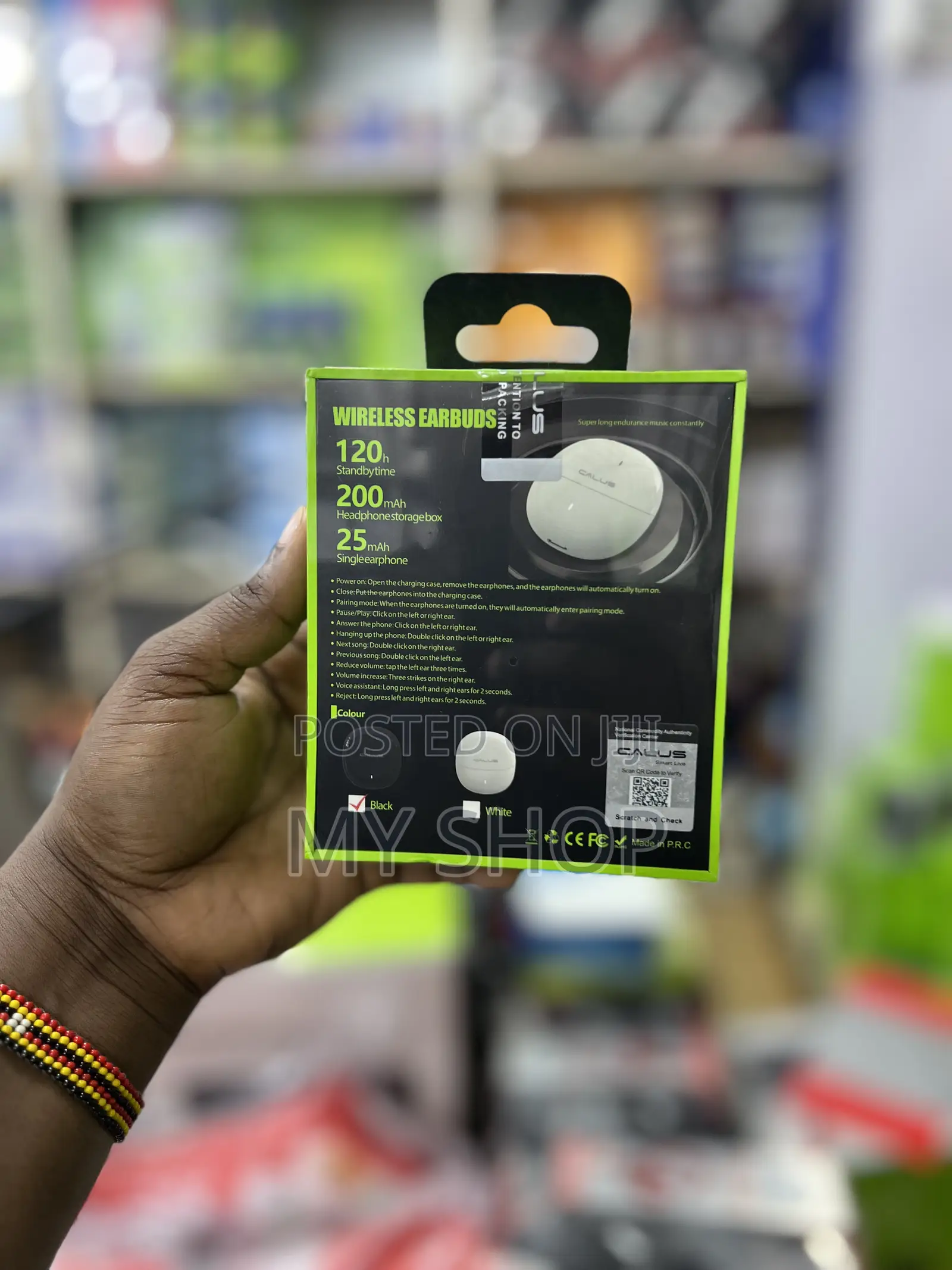 Calus Rechargeable Bluetooth Earbuds – Comfortable in-Ear Fit