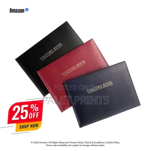 Visitor Book for Business Office Hotels Guest Houses Reception