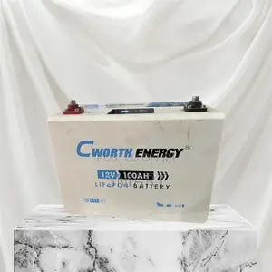 Cworth 100Ah Rechargeable Lithium Battery – High Performance