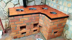 Combo for Firewood and Charcoal Stove