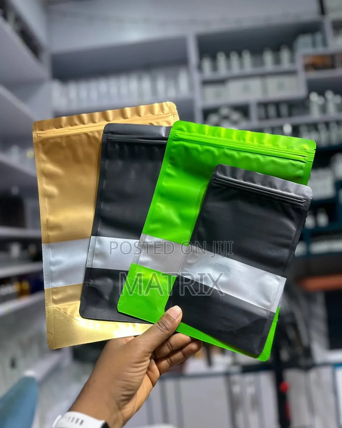 100Pcs Large Ziplock Packaging Bags for Cereal