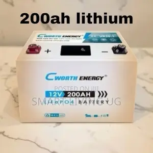 Long-Life Cworth 200Ah Lithium Battery for Inverters Solar iPX